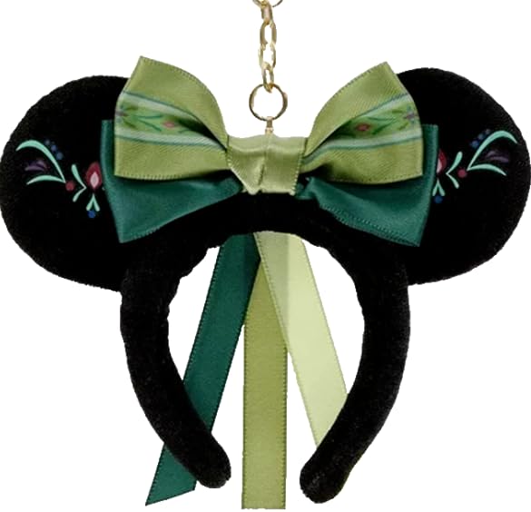 

Ribbon Headband Keychain Frozen Anna Dreaming of Fantasy Springs Anna and Frozen Journey DisneySea Elsa s Tokyo Exclusive чёрный