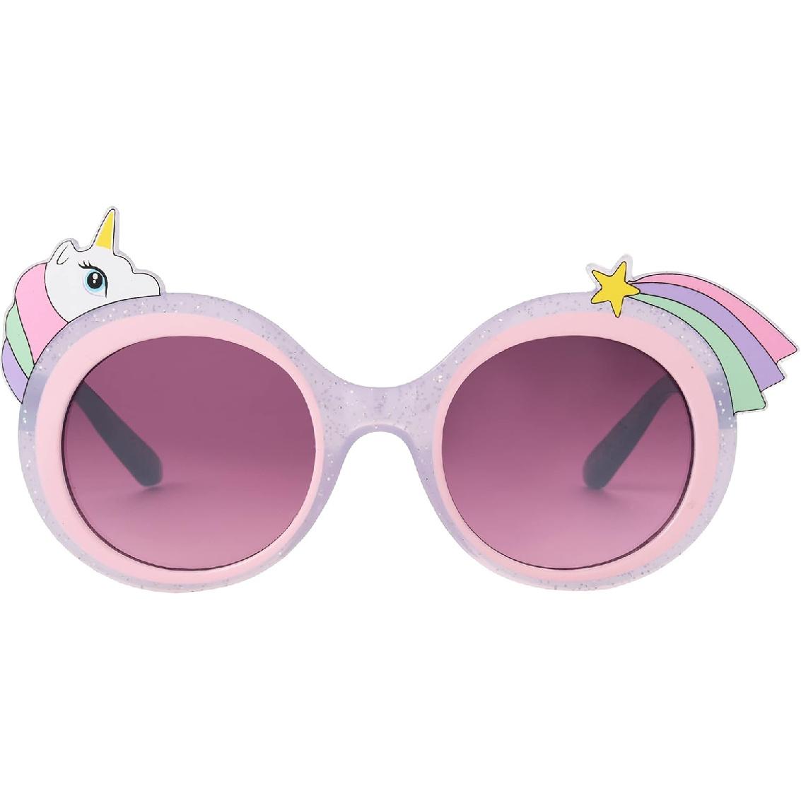 Foster Grant Girls You Are Magic Sunglasses, Pink Multi Unicorn, 42 US