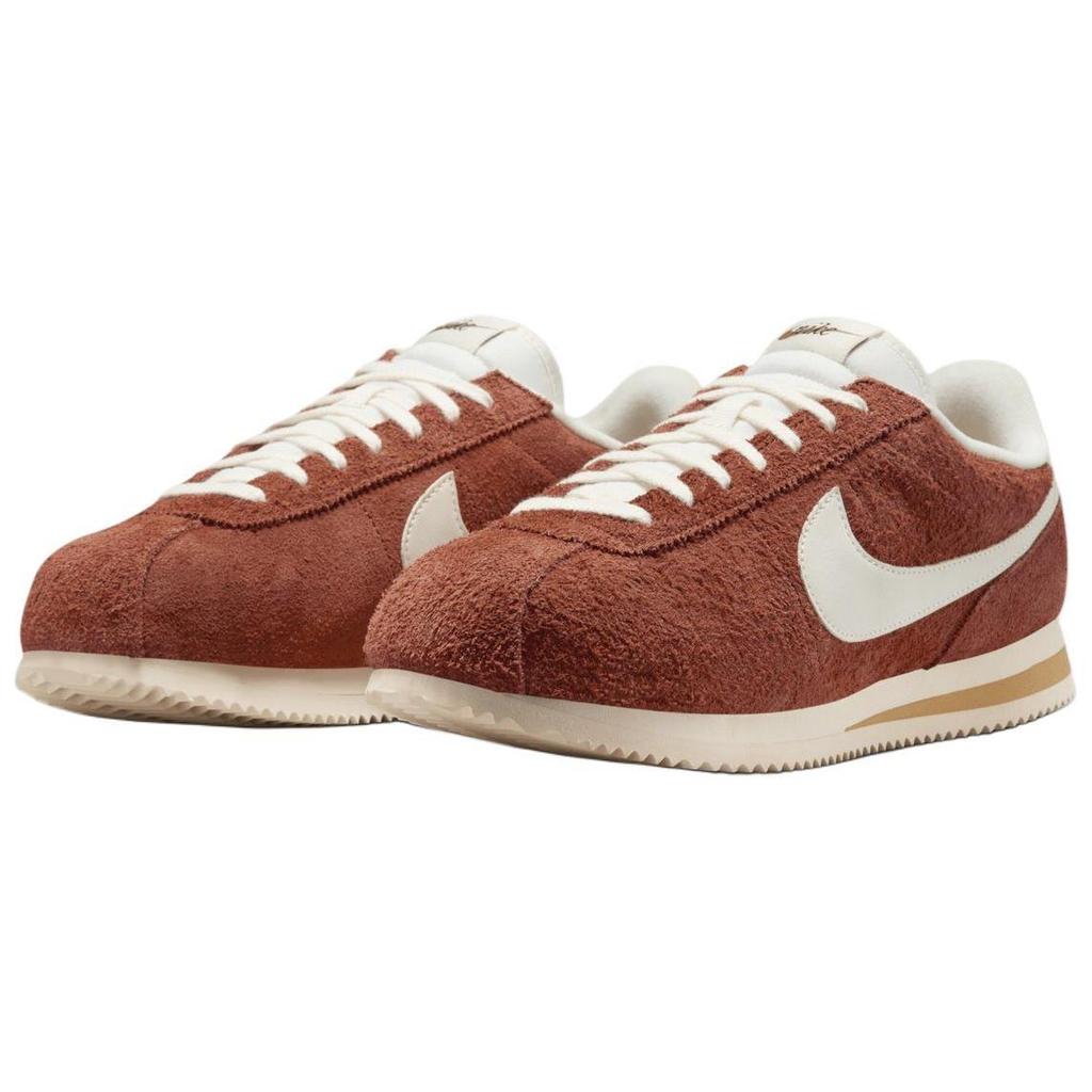 Nike Cortez Se Suede Dark Russet Flax Muslin Sail Sneakers HF3142-200