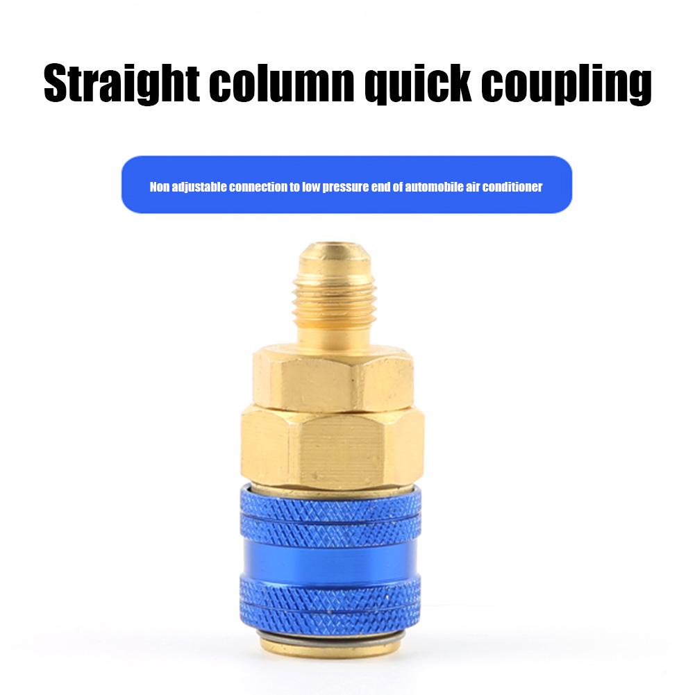 Coolant Filling Tube Injection Tool with Low Side Quick Coupler Adapter 1/4 SAE Manual Oiler Injection 1Oz AC System Accessories