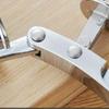 Ergonomische Knoblauchpresse aus Zinklegierung mit leicht zu reinigendem Design