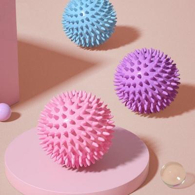 Kugel-Faszienball 7cm Seeigel-Stachel Hohl Elastischer Ball für Massagegerät Lindernd Entspannend Schulter Nacken Taille Muskeln Fußpflege Ball