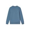 Fila Solid Color Crew Neck Pullover Sweatshirt Men Tops Midnight-Blue F11M342202F-BU