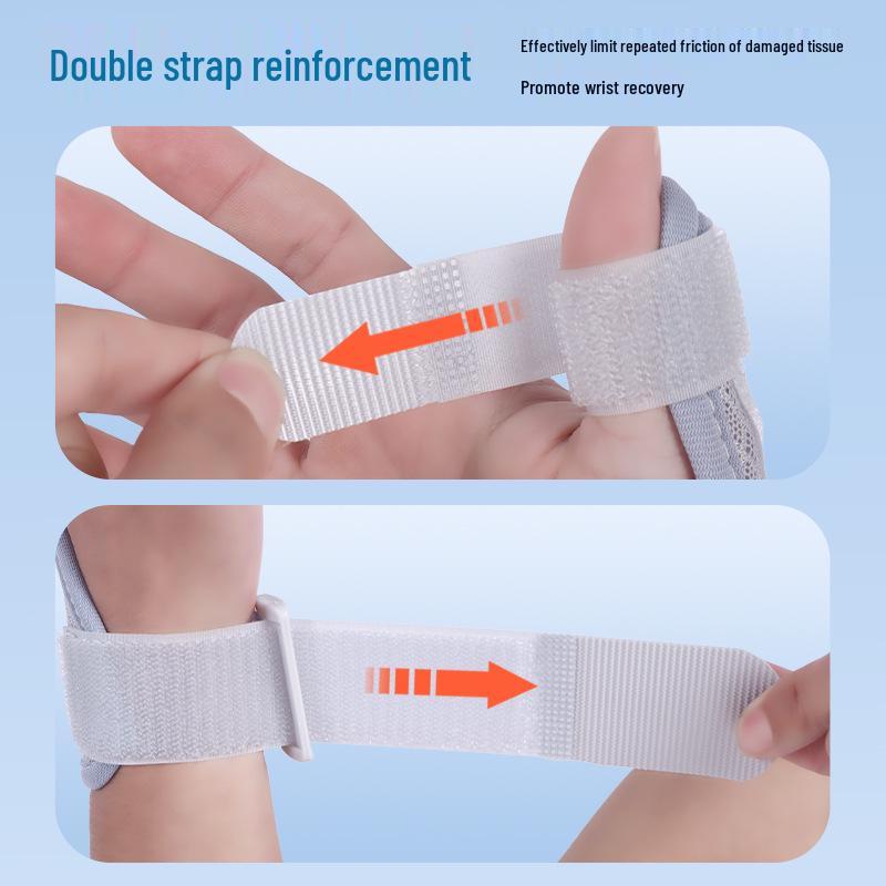 Thumb and Finger Fixation Strap for Hand Fracture and Sprain Rehabilitation.