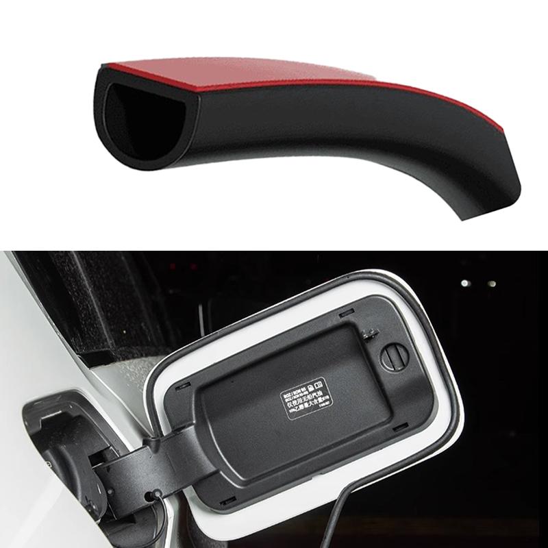 SEAMETAL 90cm Car Fuel Cap Seals Strip Charging Port D-shaped Seal Strip Dustproof Waterproof Gasket Automotive Weatherproof Auto Seal