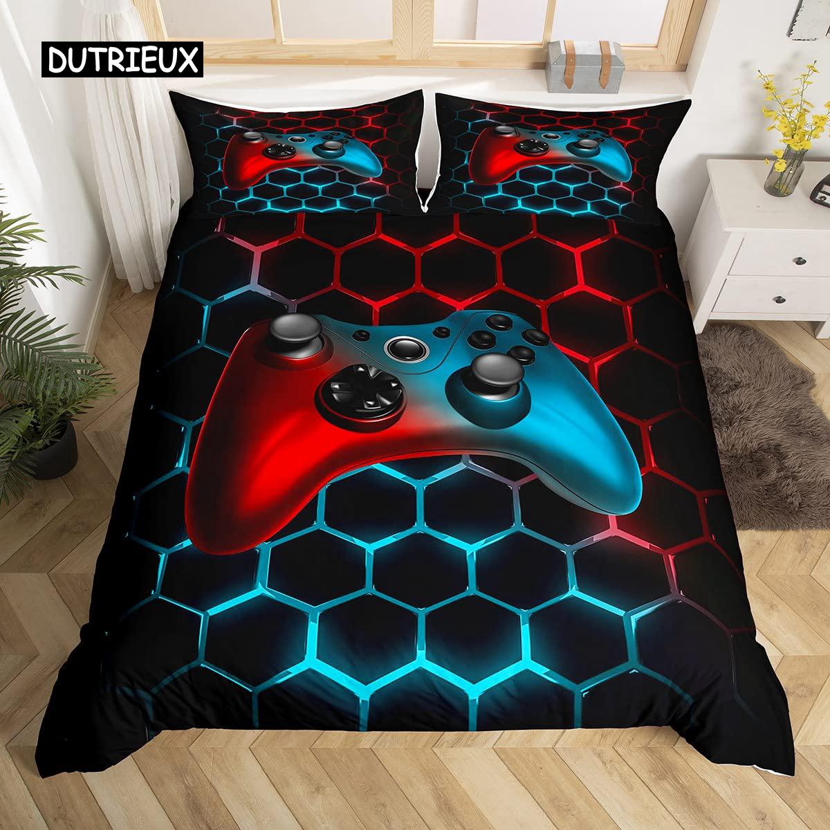 

Пододеяльник с геометрическим узором, разноцветный, с рисунком в виде сот, шестиугольник, комплект постельного белья с геометрической тематикой, металлическая текстура, обтекаемый полиэстеровый чехол-кулит EU single(135x200cm)