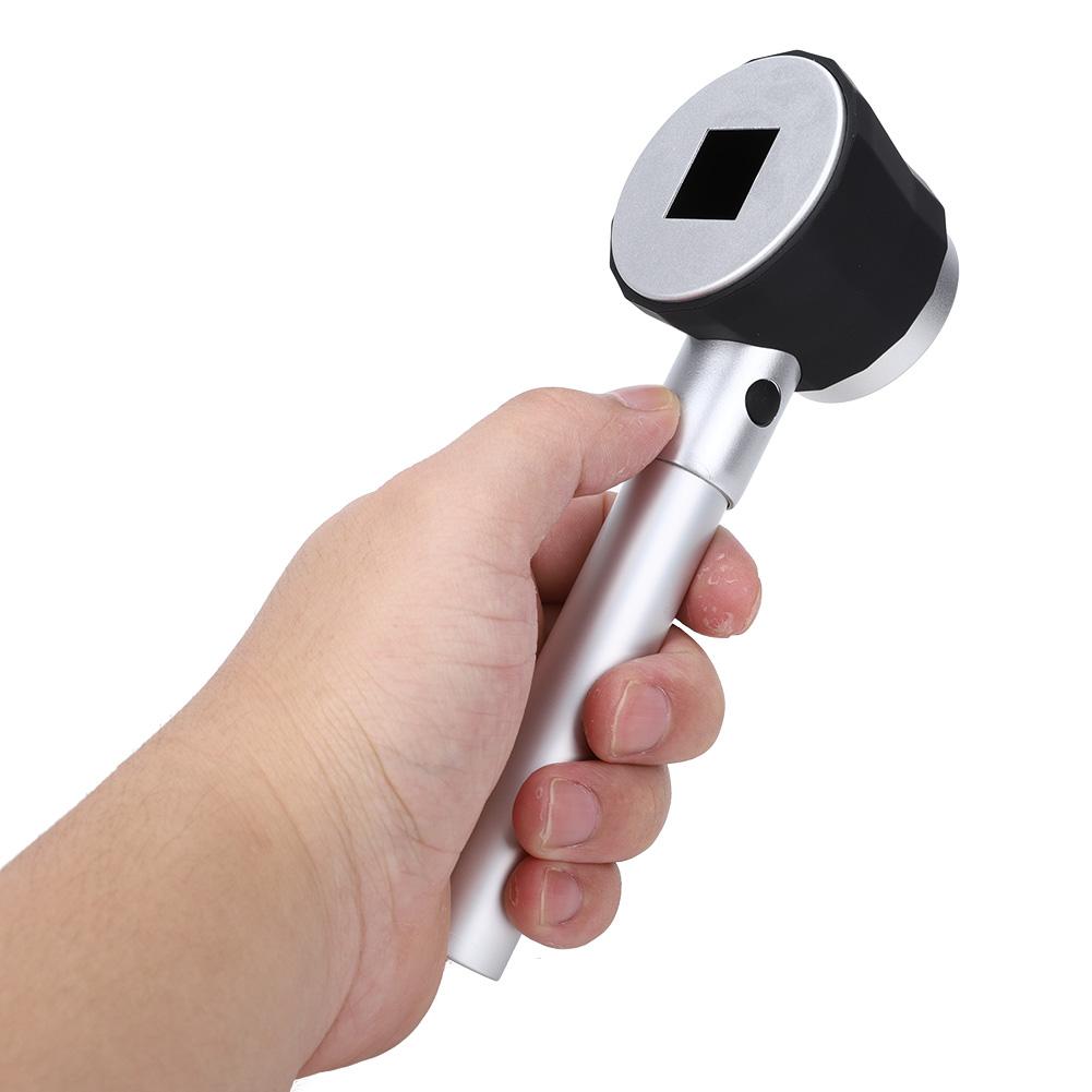 10X Portable Pocket LED Mini Magnifier Loupe Magnifying Glass with Scale for Observing