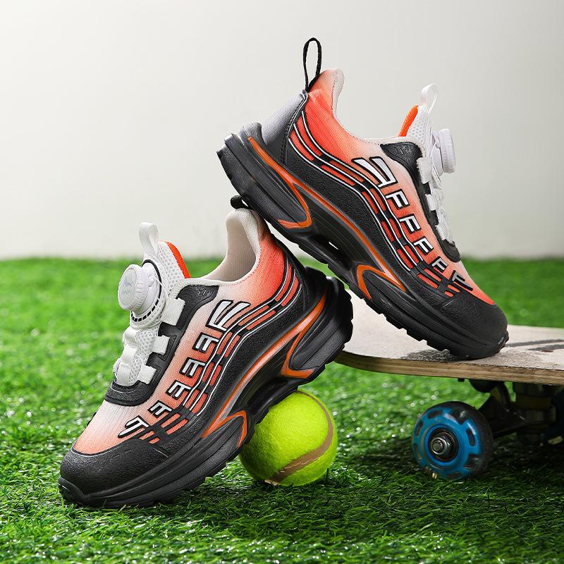 

Classmate 2025 Spring and Autumn New Mesh Breathable Boys Sneakers Students Girls Button Shoes Lightweight Running Shoes 39