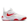 Nike Team Hustle D 11 Summit White Track Red Kids Basketball Shoes DV8996-102