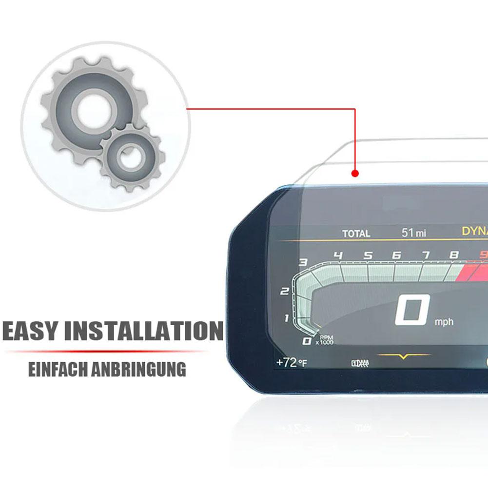 Do BMW R1250GS R1200GS LC Adv F750GS F850GS C400X F900XR R1250R R1250RS Klaster Folia ochronna na zarysowania Folia ochronna na ekran TPU