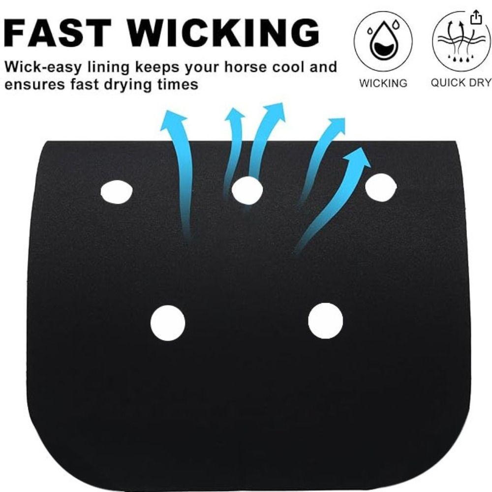 Breathable Bareback Pad Shock Absorption Horse Riding Pad Saddle Seat Cushion Horse Riding
