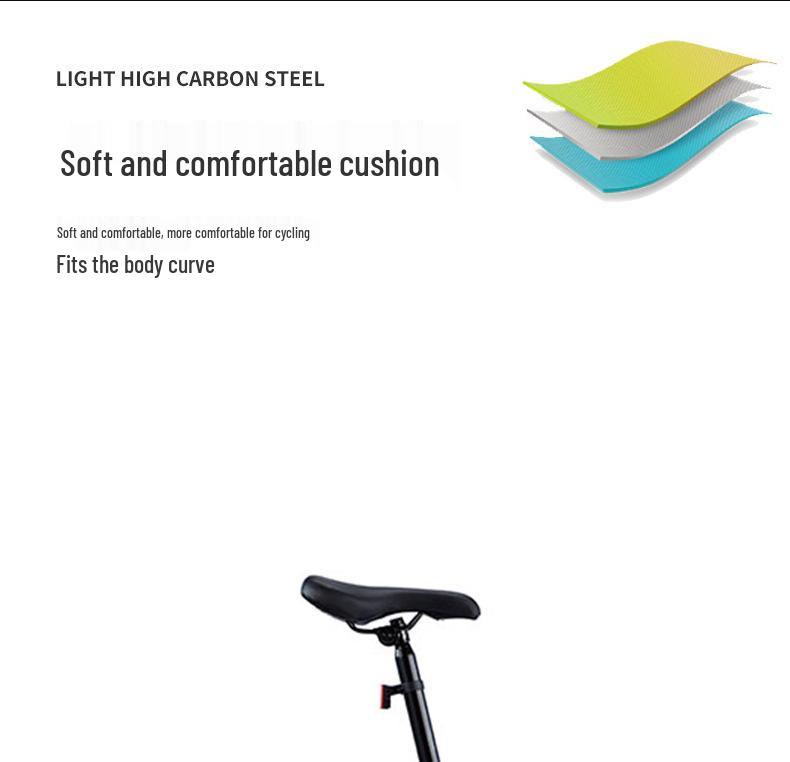 Tusheng 20" Folding Commuter Bike: Portable Adult Mountain Bike with Dual Disc Brakes