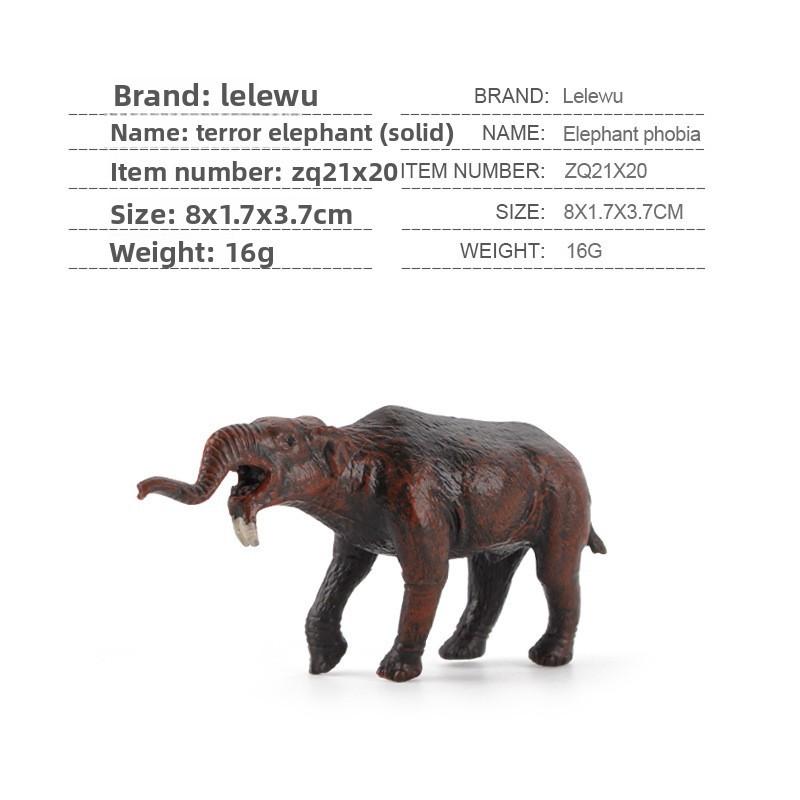 Simulation Tiger Lion Giraffe Elephant Hippopotamus Wild Animal Model Ornament For Educational Display And Collectors