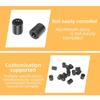 Aluminum 1/4inch Female To 3/8inch Female Thread Converters For DSLR Camera Microphones Stand Webcam