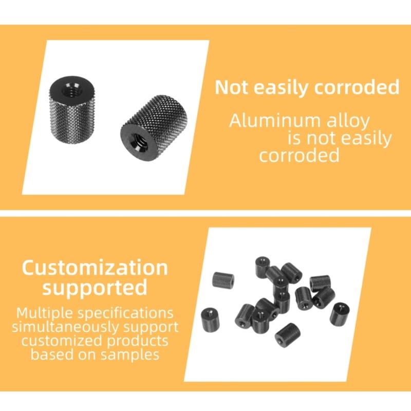 Aluminum 1/4inch Female To 3/8inch Female Thread Converters For DSLR Camera Microphones Stand Webcam