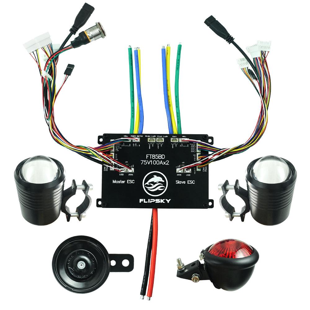 FLIPSKY FT85BD ESC With Aluminum Case NON-VESC For Electric Skateboard / Scooter / Ebike Speed Controller / Electric Motorcycle
