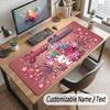 Celebration Theme Customized Mouse Pad Personalized Print Name Text Desk Mat For Home Office Table Decor