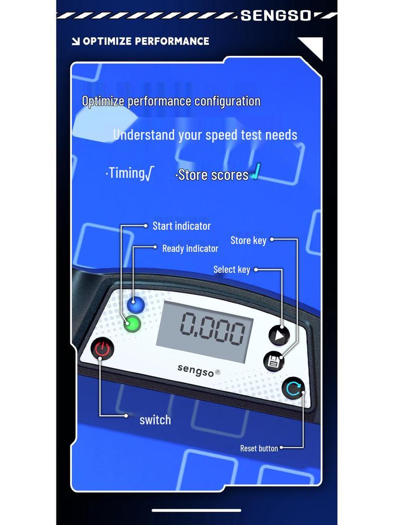 Shengshou Speed Timer for Magic Cube & Stacking Cups - Competition Grade Toy Timer