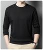 Men's Patchwork Cotton Hoodie - Spring/Autumn Long Sleeve Round Neck Trendy Fashion Top