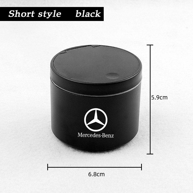 CRV1   Portable Car Ashtray Cigarette Ash Holders With Cover For Mercedes benz E GLK CLS A W204 W213 W221 ML ABR Apple Tree Accessories