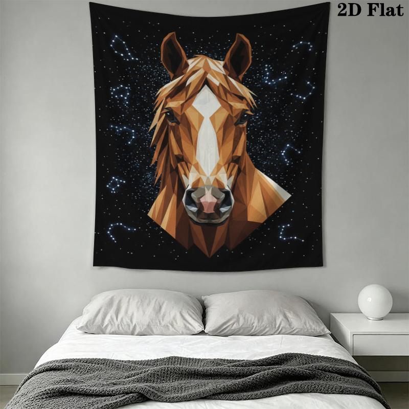 3D Animal Wall Tapestry Aesthetic Wall Hanging Printed Fabric Blanket Decorative Tapestries for Bedroom Living Room Home Decor