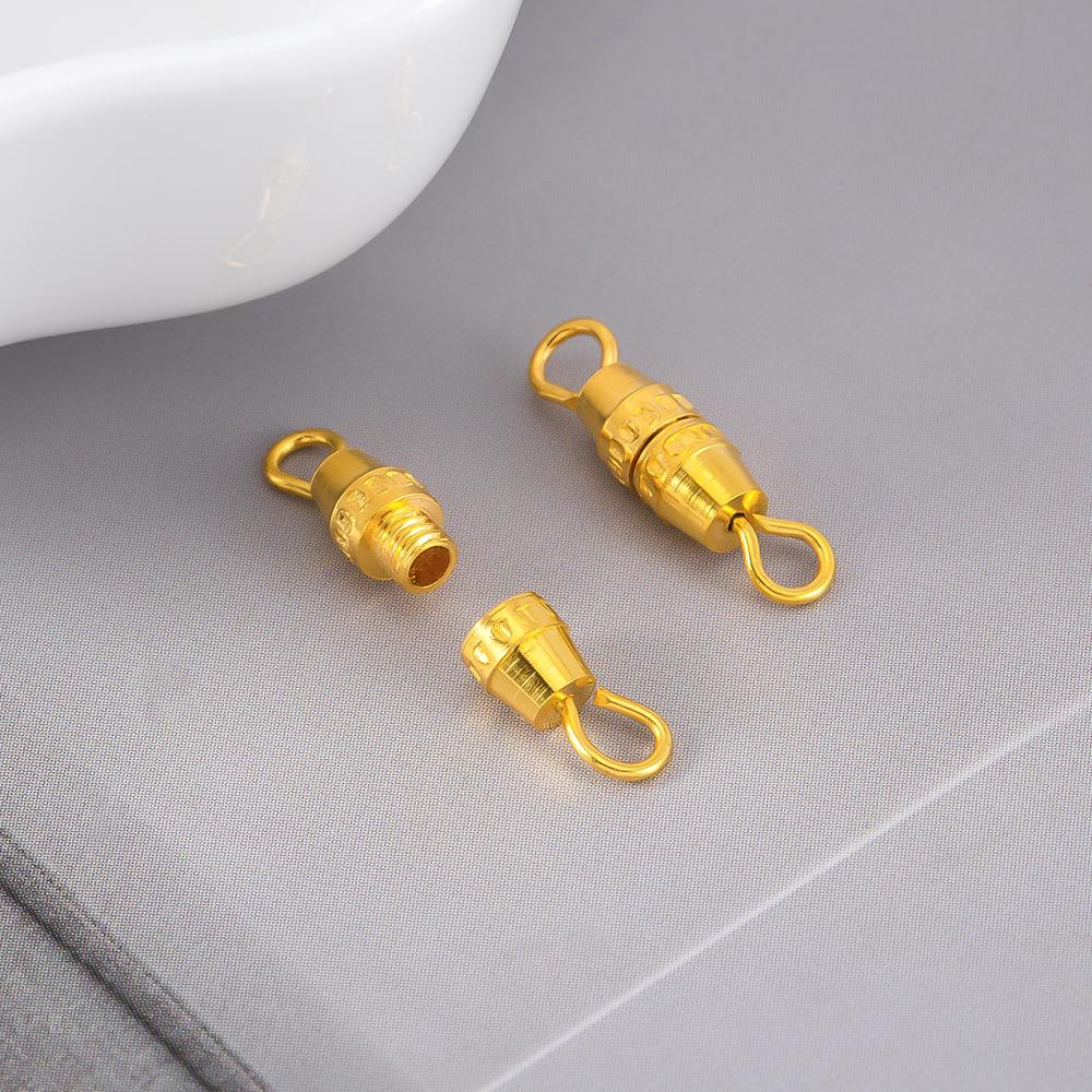 

50pcs Cylinder Fasteners Clasps Buckles Closed End Screw Clasp Fastener with Ring DIY Bracelet Necklace Connector Jewelry Making 50pcs