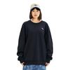 Anta Lifestyle Series Loose Fit Solid Color Sweatshirt Unisex Sweatshirt Black 972438701-6