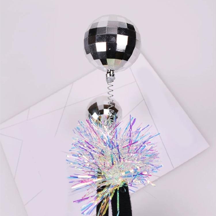 Reflective Mirror Ball Hairband Glittering Party Hair Ornament Cosplay Hairhoop For Concerts Costume Event Celebration