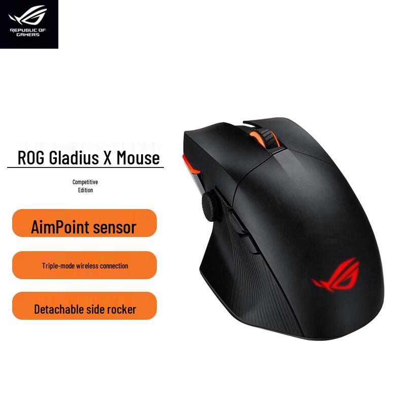 

ROG Gladius X Esports Tri-Mode Wireless Gaming Mouse