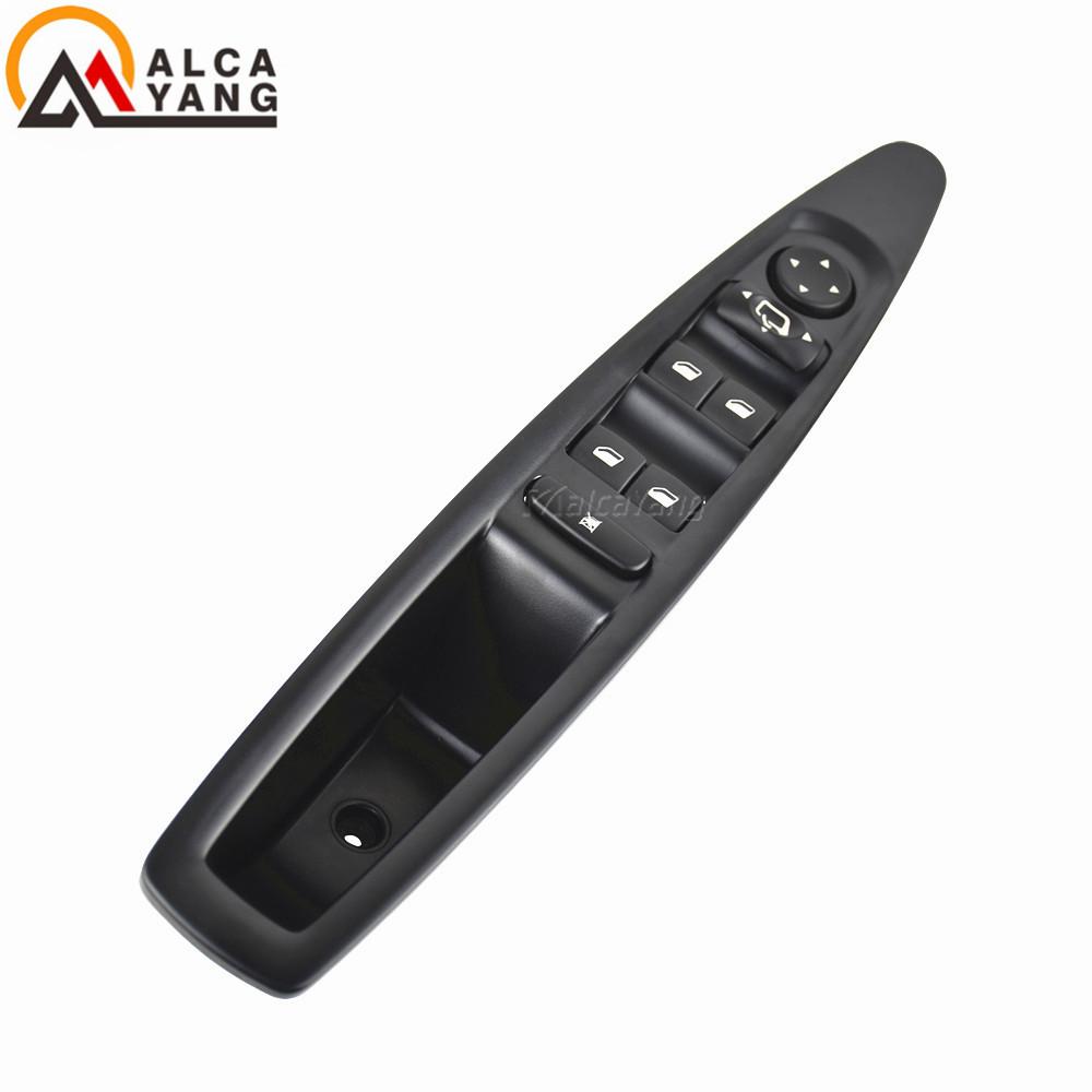 For Citroen C4 2004-2010 Window Switch Power Window Control Switch Electric Mirror Rearview Mirror Button With Panel automatic rearview