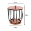 Coffee Pod Holder Filter Rustproof Multifunctional Fruit Bowl Espresso Capsule