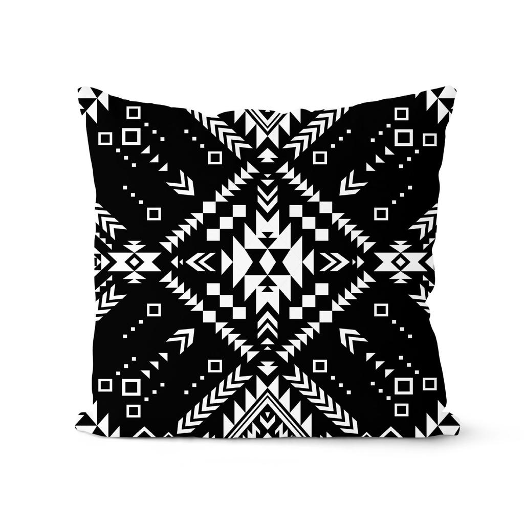 Retro Abstrakt Geometrisch Ethnisch Stil Kissenbezug Weiche Einrichtung Amerikanischer Sommer Sofakissen