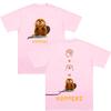 Hoppers Cartoon Print T-shirts Trendy Funny Gift Unisex Clothing Cotton Short Sleeve Anime Fashion Tees