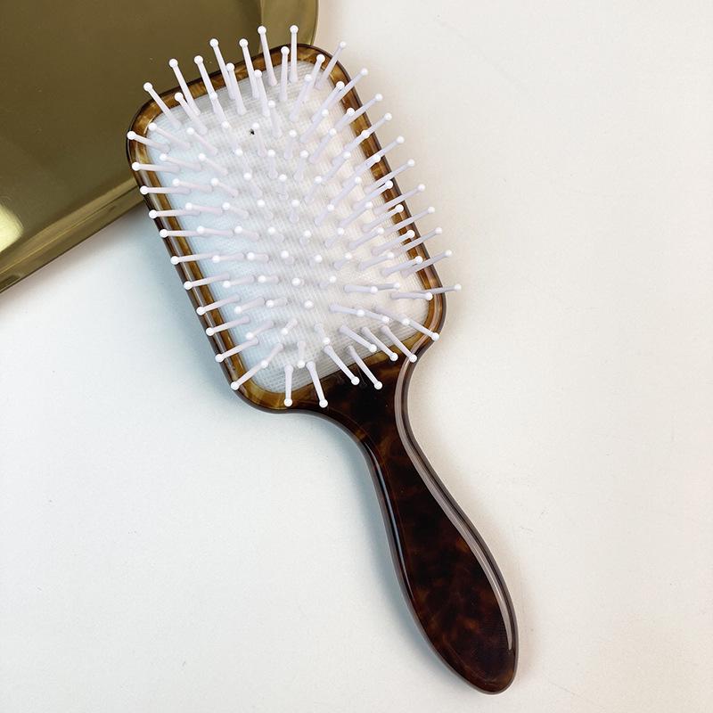 European Acetate Fiber Airbag Comb for Girls – Fluffy Crown Massage Cushion Comb
