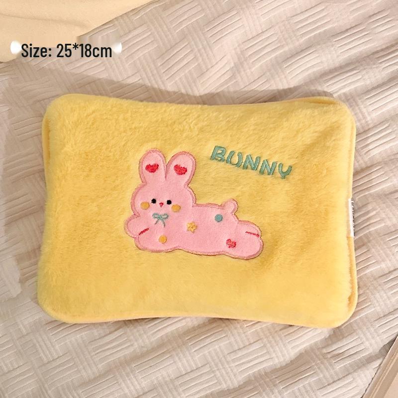 Очаровательная перезаряжаемая плюшевая грелка - взрывозащищенная электрическая грелка для менструальных болей и комфорта младенца