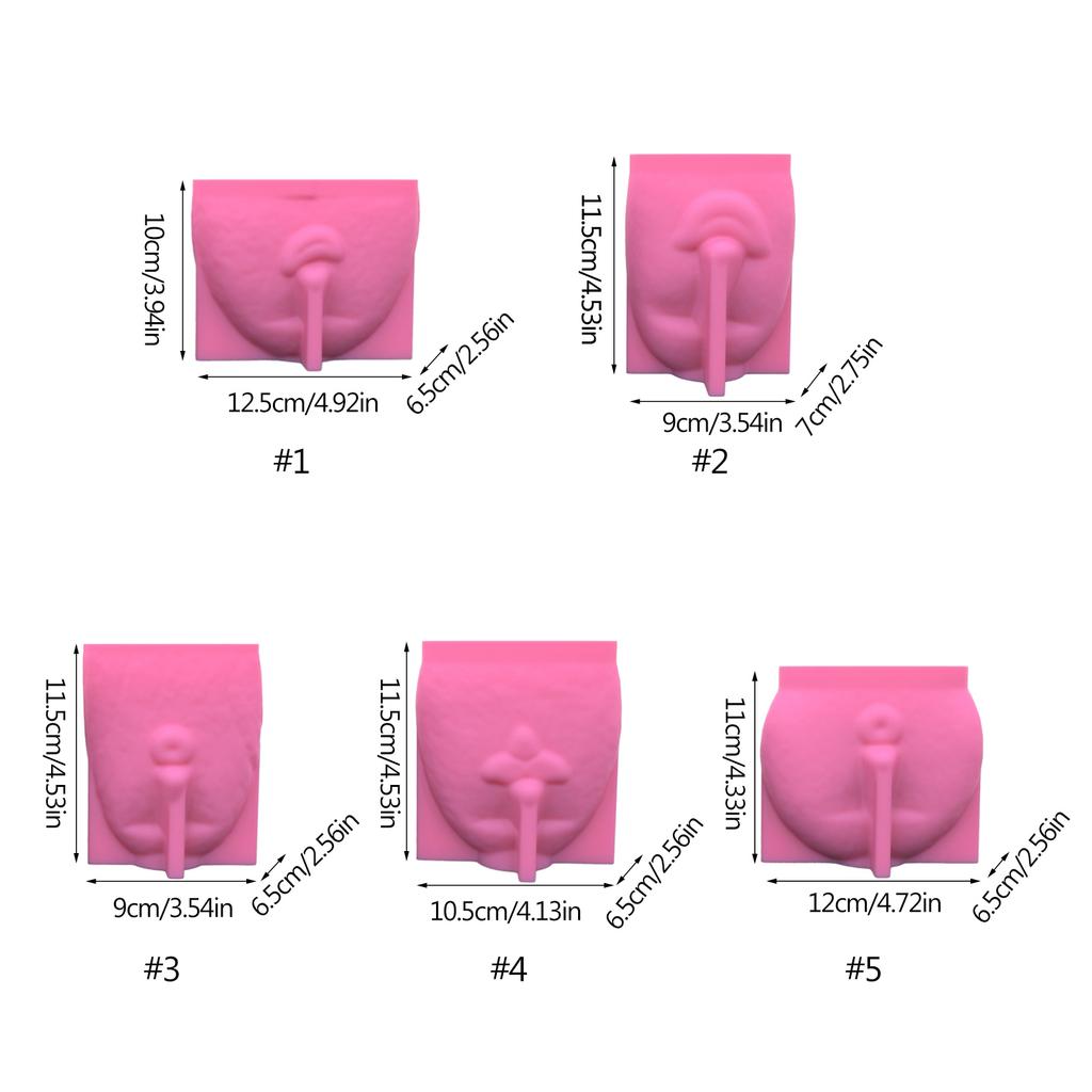 Menschliche Gesichtsform Pflanzgefäßform Heimdekorationen Silikonform für Blumentopf Betonform DIY Harzgusswerkzeug