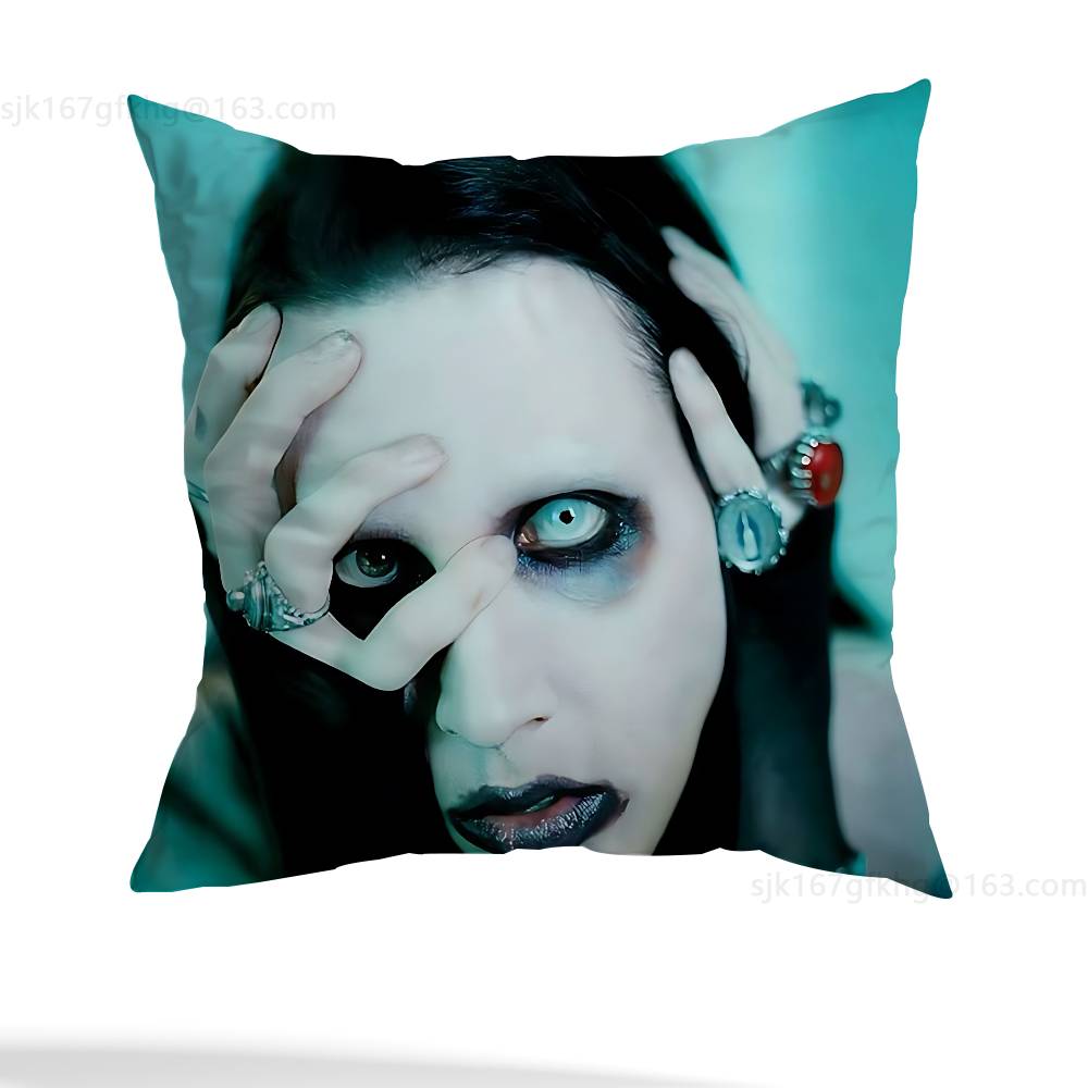 M-Marilyn Manson povlak na polštář obývací pokoj potah na polštář pohovky ložnice potah na polštář postele domácí dekorace