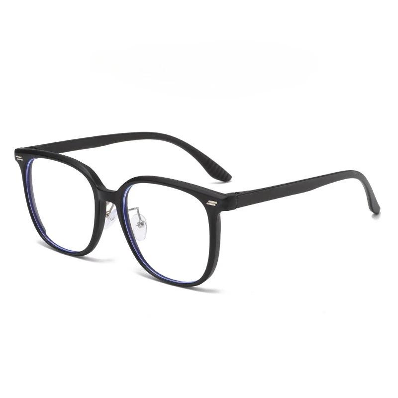 Large Square Frame HD Blue Light Blocking Reading Glasses Women's INS Style Fashion Presbyopia Glasses Trendy Decorative Eyewear