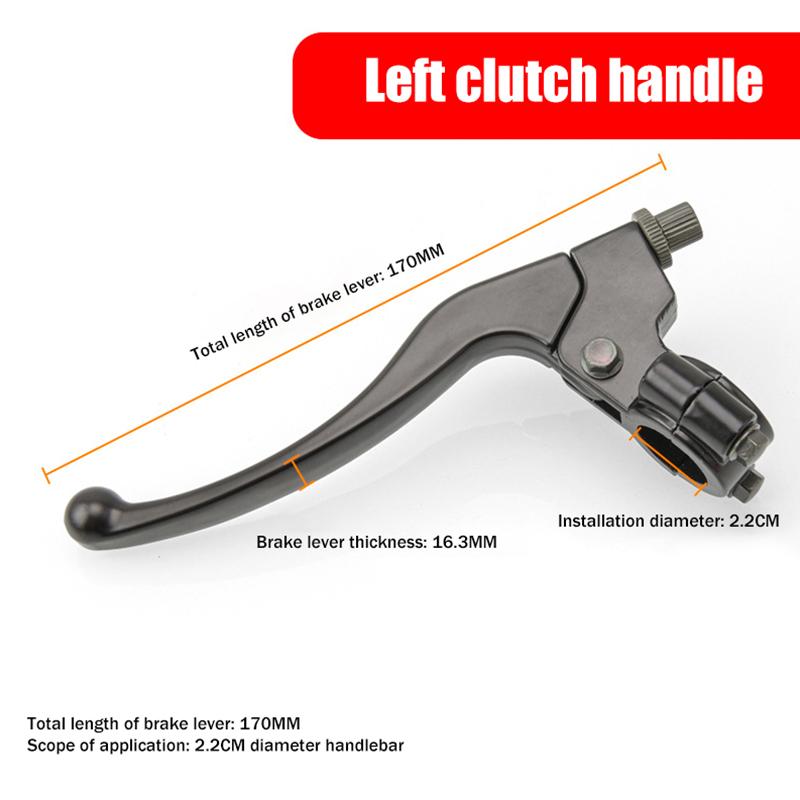 Motorcycle 7/8" 22Mm Clutch Brake Handle Lever Perch For Cr Xl Xr Crf Xr80 Xr100 Crf70 Crf50 Crf80 Crf100 Crf150 Dirt Bike