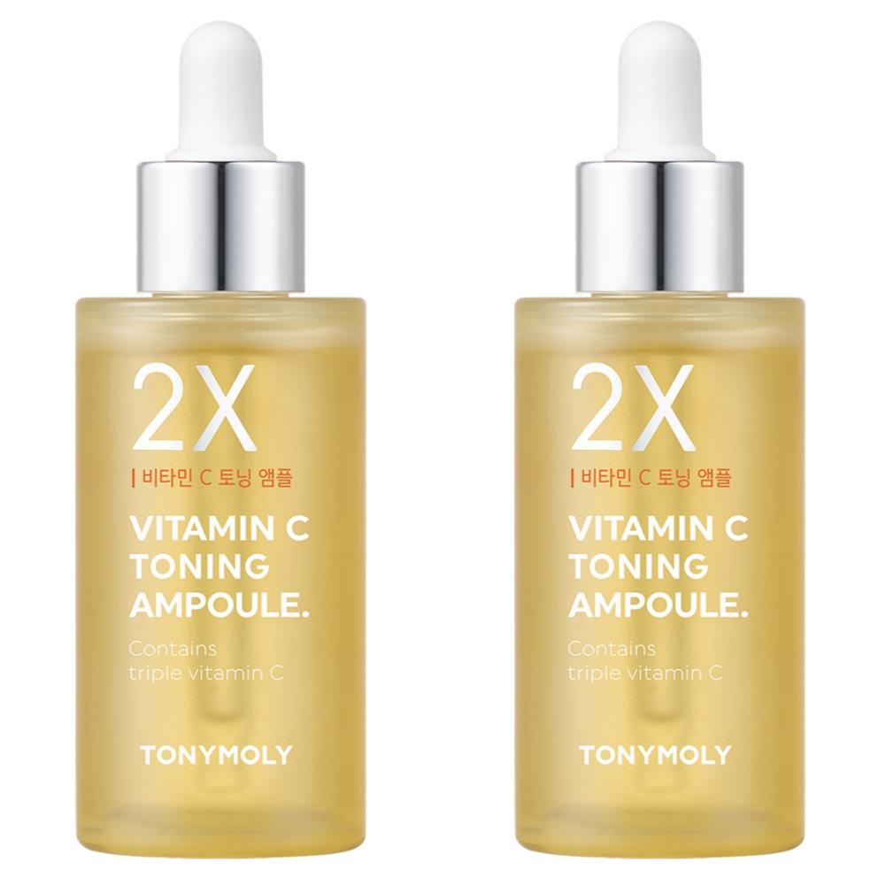 

[TONYMOLY] 2X Vitamin C Toning Ampoule, 50ml, 2pcs