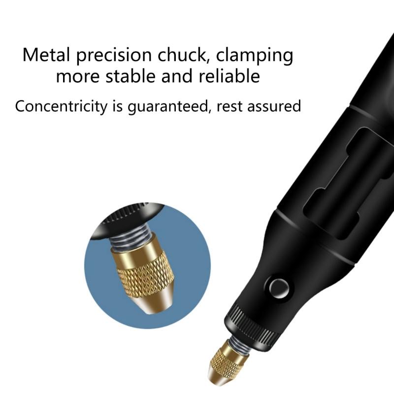 Compact 4V Rechargeable Electric Grinder 16000RPM 5 Speed Adjustable Rotary Tool Kits for Woodworking Metal Crafting