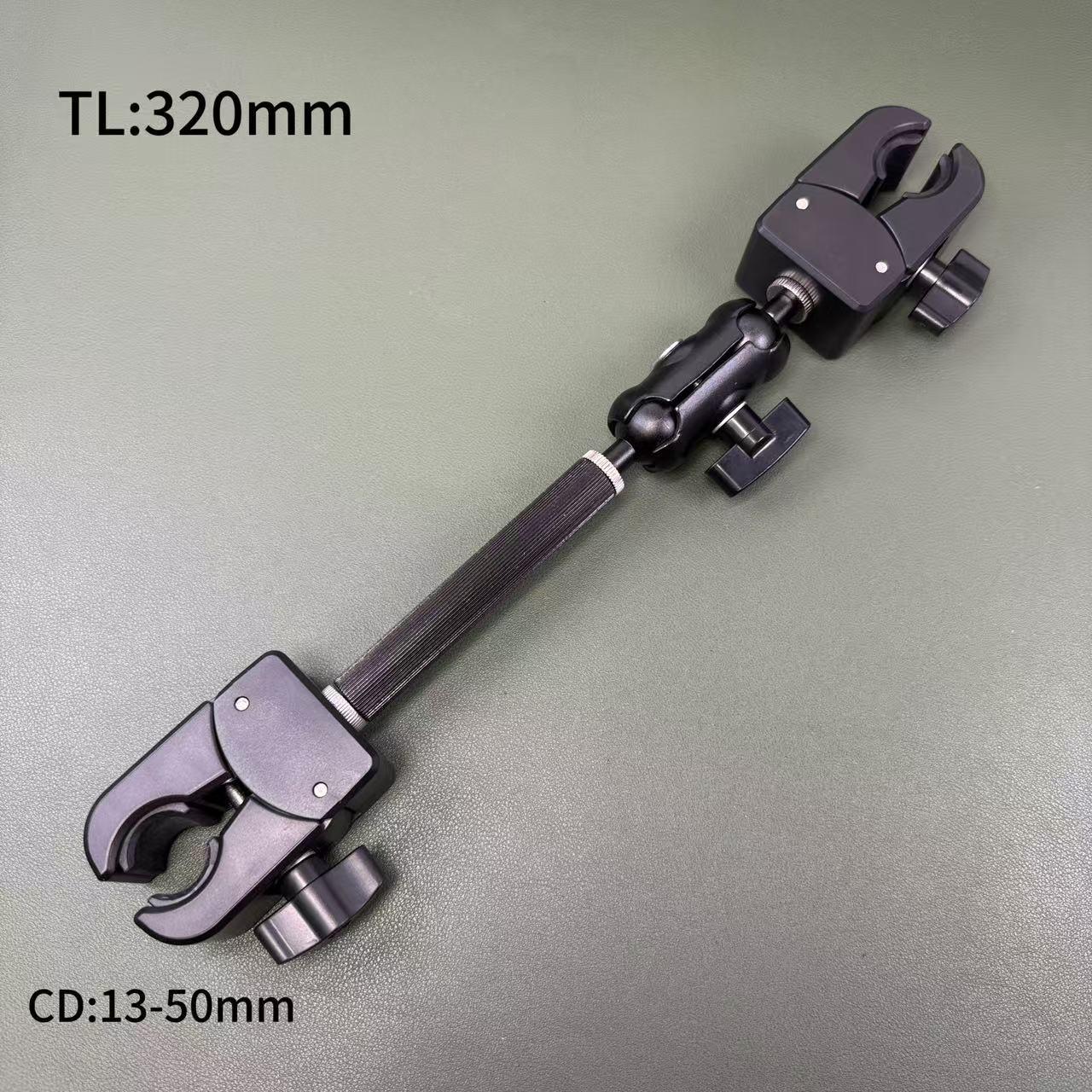 Adjustable Metal Hose Phone Holder with Thickened Crab Claw Clip for Outdoor Use