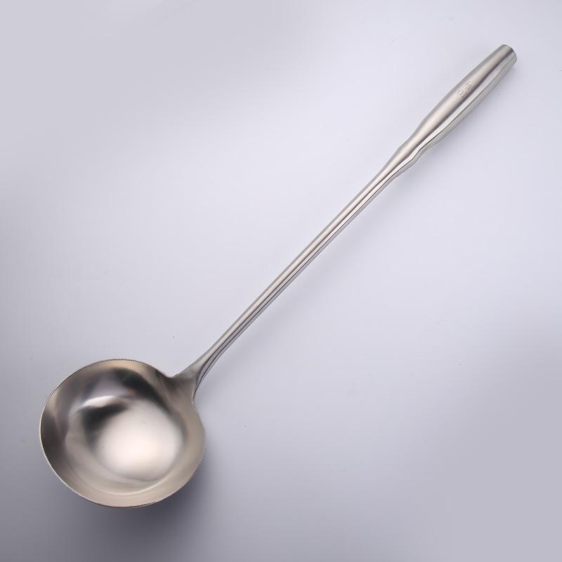Stainless Steel Extended and Thickened Stir-frying Spoons, Large Spatulas, Rice Spoons, Strainers, and Kitchen-specific Serving Spoons