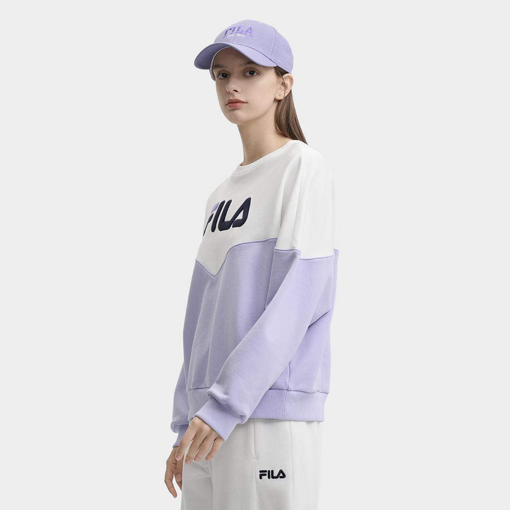 New FILA Sweatshirt Women's Cloud White F11W449218FWT