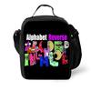 Borse Termiche per Pranzo Gioco Alphabet Lore Borsa Termica Contenitore per Pranzo Borsa Tote a Tenuta Scatola per Pranzo Borse per Conservazione Cibo
