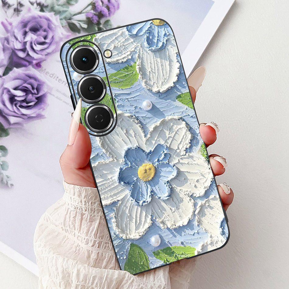 For Tecno Spark 40 Pro / 40 Pro+ Elegant Floral Butterfly Phone Case For Tecno Spark 40Pro Plus KM6 KM7 Soft Silicone TPU Cases