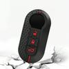 Silicone Key Case for Fiat 500, Folding 3-Button Bravo Key Cover, Remote Control Protector.