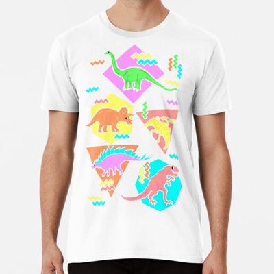 Motif Dinosaures Années 90 S à 5XL Fabriqué en AU/USA T-Shirt