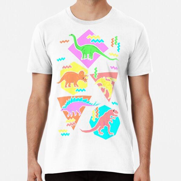 Nineties Dinosaurs Pattern  S To 5XL Made In the AU/USA T-Shirt
