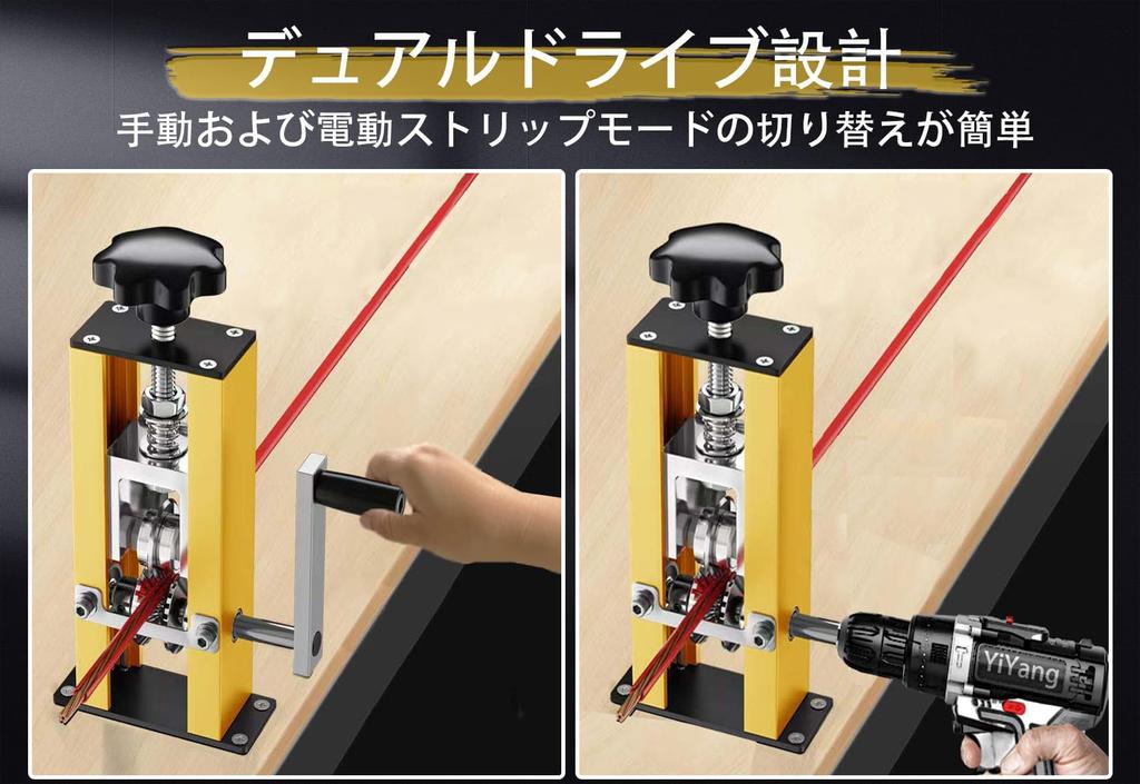 Manual copper wire Ideal for stripping insulation from wires with a diameter of to This wire stripper can be connected to an electric stripper. 1mm